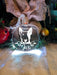 Bull Terrier Dog Personalised Name Christmas Light Bauble Decoration - KustomboxNight Lights & Ambient LightingKustomboxBauble - Standard Size