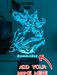 BUMBLE BEE TRANSFORMERS PERSONALISED NAME 3D LED NIGHT LIGHT KIDS BEDROOM LAMP - KustomboxNight Lights & Ambient LightingKustomboxStandard Size - No Name