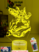 BUMBLE BEE TRANSFORMERS PERSONALISED NAME 3D LED NIGHT LIGHT KIDS BEDROOM LAMP - KustomboxNight Lights & Ambient LightingKustomboxStandard Size - No Name