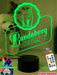 Bundaberg Rum Logo - 3D LED Night Light 7 Colours + Remote Control - KustomboxNight Lights & Ambient LightingKustomboxStandard Size