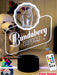 Bundaberg Rum Logo - 3D LED Night Light 7 Colours + Remote Control - KustomboxNight Lights & Ambient LightingKustomboxStandard Size