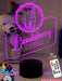 Bundaberg Rum Logo - 3D LED Night Light 7 Colours + Remote Control - KustomboxNight Lights & Ambient LightingKustomboxStandard Size