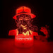 Bungo Stray Dogs Chuya Nakahara Manga 3D LED NIGHT LIGHT LAMP - KustomboxNight Lights & Ambient LightingKustomboxStandard Black Base
