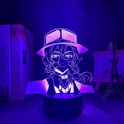 Bungo Stray Dogs Chuya Nakahara Manga 3D LED NIGHT LIGHT LAMP - KustomboxNight Lights & Ambient LightingKustomboxStandard Black Base