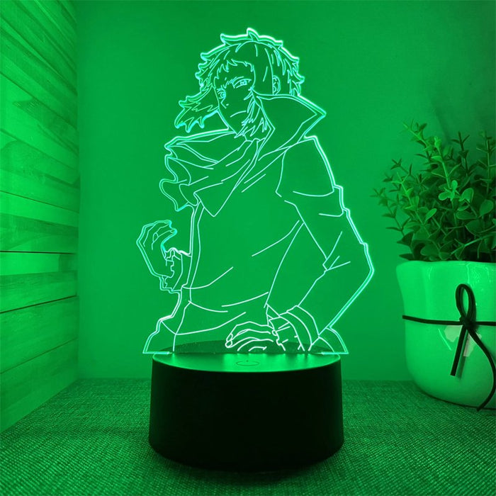 Bungo Stray Dogs Chuya Nakahara Manga 3D LED NIGHT LIGHT LAMPS - KustomboxNight Lights & Ambient LightingKustomboxStandard Black Base