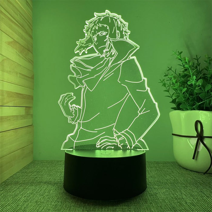 Bungo Stray Dogs Chuya Nakahara Manga 3D LED NIGHT LIGHT LAMPS - KustomboxNight Lights & Ambient LightingKustomboxStandard Black Base