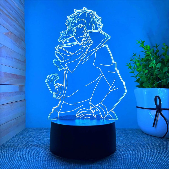 Bungo Stray Dogs Chuya Nakahara Manga 3D LED NIGHT LIGHT LAMPS - KustomboxNight Lights & Ambient LightingKustomboxStandard Black Base