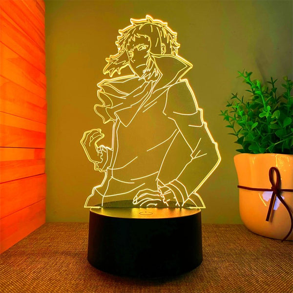 Bungo Stray Dogs Chuya Nakahara Manga 3D LED NIGHT LIGHT LAMPS - KustomboxNight Lights & Ambient LightingKustomboxStandard Black Base