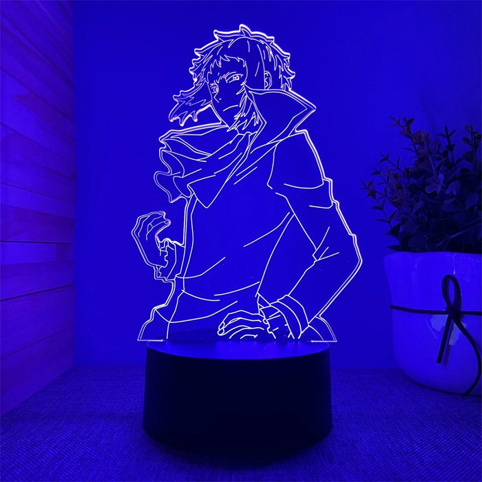 Bungo Stray Dogs Chuya Nakahara Manga 3D LED NIGHT LIGHT LAMPS - KustomboxNight Lights & Ambient LightingKustomboxStandard Black Base