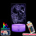 Bungo Stray Dogs Chuya Nakahara Manga Anime 3D LED NIGHT LIGHT LAMP - KustomboxNight Lights & Ambient LightingKustomboxStandard Black Base