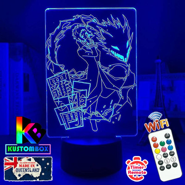 Bungo Stray Dogs Chuya Nakahara Manga Anime 3D LED NIGHT LIGHT LAMP - KustomboxNight Lights & Ambient LightingKustomboxStandard Black Base