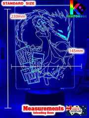 Bungo Stray Dogs Chuya Nakahara Manga Anime 3D LED NIGHT LIGHT LAMP - KustomboxNight Lights & Ambient LightingKustomboxStandard Black Base