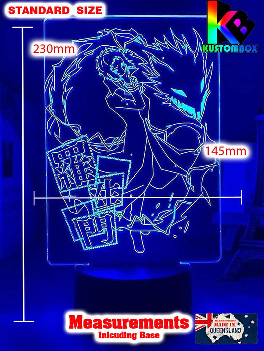 Bungo Stray Dogs Chuya Nakahara Manga Anime 3D LED NIGHT LIGHT LAMP - KustomboxNight Lights & Ambient LightingKustomboxStandard Black Base