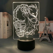 Bungo Stray Dogs Chuya Nakahara Manga Anime 3D LED NIGHT LIGHT LAMP - KustomboxNight Lights & Ambient LightingKustomboxStandard Black Base