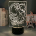 Bungo Stray Dogs Chuya Nakahara Manga Anime 3D LED NIGHT LIGHT LAMP - KustomboxNight Lights & Ambient LightingKustomboxStandard Black Base
