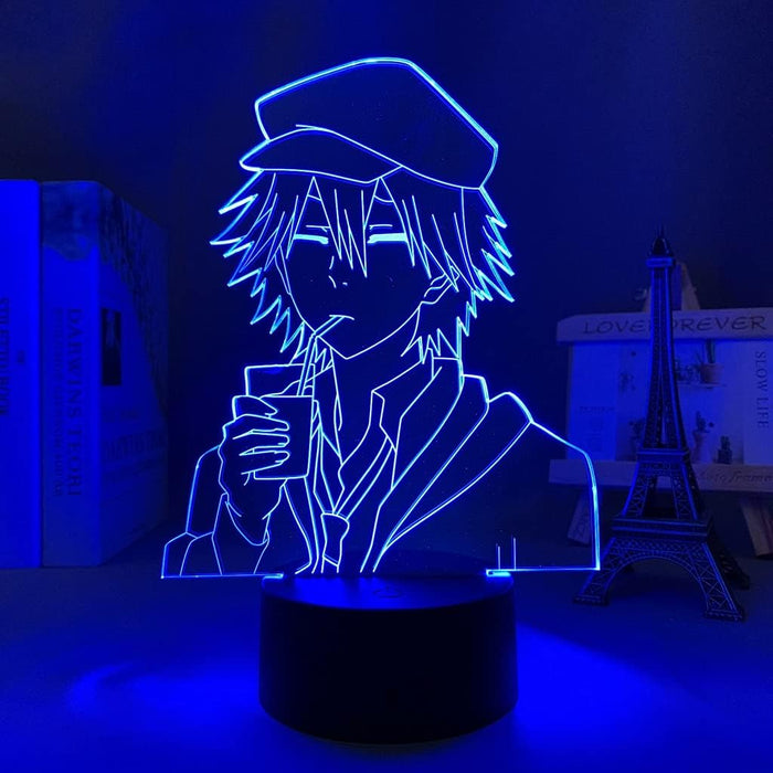 Bungo Stray Dogs Ranpo Edogawa Manga Anime 3D LED NIGHT LIGHT LAMP - KustomboxNight Lights & Ambient LightingKustomboxStandard Black Base