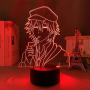 Bungo Stray Dogs Ranpo Edogawa Manga Anime 3D LED NIGHT LIGHT LAMP - KustomboxNight Lights & Ambient LightingKustomboxStandard Black Base