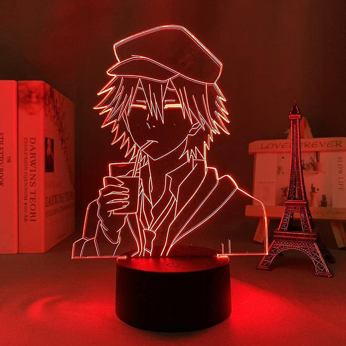 Bungo Stray Dogs Ranpo Edogawa Manga Anime 3D LED NIGHT LIGHT LAMP - KustomboxNight Lights & Ambient LightingKustomboxStandard Black Base