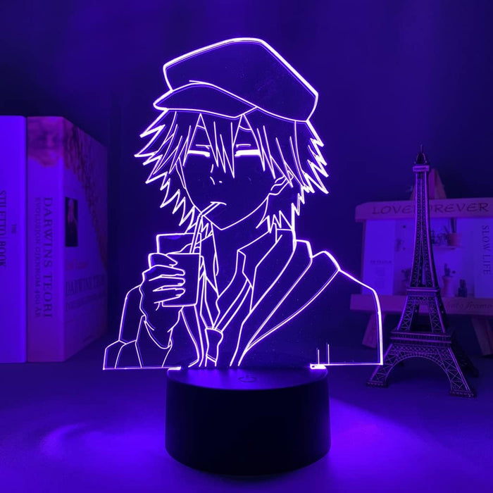 Bungo Stray Dogs Ranpo Edogawa Manga Anime 3D LED NIGHT LIGHT LAMP - KustomboxNight Lights & Ambient LightingKustomboxStandard Black Base