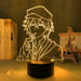 Bungo Stray Dogs Ranpo Edogawa Manga Anime 3D LED NIGHT LIGHT LAMP - KustomboxNight Lights & Ambient LightingKustomboxStandard Black Base