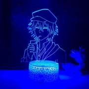 Bungo Stray Dogs Ranpo Edogawa Manga Anime 3D LED NIGHT LIGHT LAMP - KustomboxNight Lights & Ambient LightingKustomboxStandard Black Base