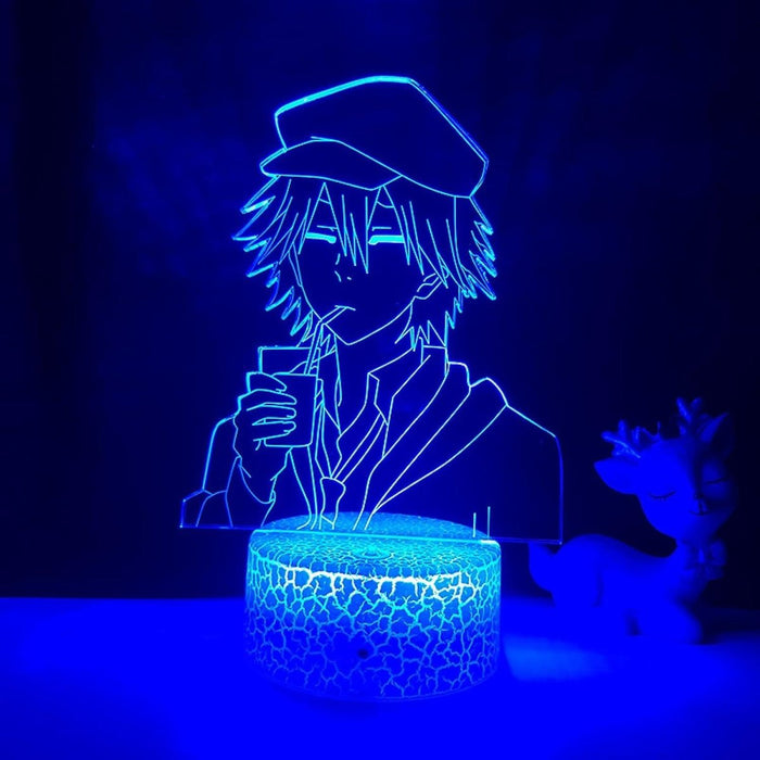 Bungo Stray Dogs Ranpo Edogawa Manga Anime 3D LED NIGHT LIGHT LAMP - KustomboxNight Lights & Ambient LightingKustomboxStandard Black Base