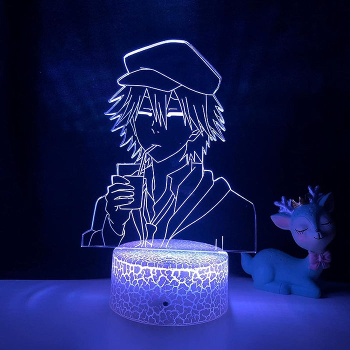 Bungo Stray Dogs Ranpo Edogawa Manga Anime 3D LED NIGHT LIGHT LAMP - KustomboxNight Lights & Ambient LightingKustomboxStandard Black Base