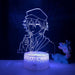 Bungo Stray Dogs Ranpo Edogawa Manga Anime 3D LED NIGHT LIGHT LAMP - KustomboxNight Lights & Ambient LightingKustomboxStandard Black Base