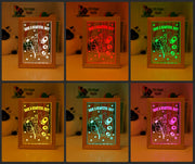 Butterfly - Have a beautiful Day Motivational Quote Timber Frame USB 3D LED Night Light Lamp - KustomboxNight Lights & Ambient LightingKustomboxTimber Frame Light
