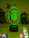 Canberra Raiders Rugby League Club 3D LED Night Light Lamp - KustomboxNight Lights & Ambient LightingKustomboxStandard Size