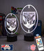 Canterbury Bulldogs Rugby League Club 3D LED Night Light - KustomboxNight Lights & Ambient LightingKustomboxStandard Size