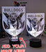 Canterbury Bulldogs Rugby League Football Club LED Night Light - KustomboxNight Lights & Ambient LightingKustomboxStandard Size