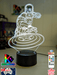 Captain America & Shield 3D LED Night Light Lamp Childrens Room - KustomboxNight Lights & Ambient LightingKustomboxStandard Size