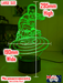 Captain America & Shield 3D LED Night Light Lamp Childrens Room - KustomboxNight Lights & Ambient LightingKustomboxStandard Size