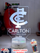 CARLTON Blues Football Club 3D LED Night Light Sports Lamp - KustomboxNight Lights & Ambient LightingKustomboxStandard Size - No Name