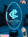 Carlton Football Club Australian Football 3D LED Night Light - KustomboxNight Lights & Ambient LightingKustomboxStandard Size - No Name