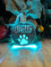 Cat Paw Christmas Personalised Name Bauble LED Hanging Decoration - KustomboxNight Lights & Ambient LightingKustomboxBauble - Standard Size