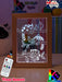 Cats Laying in Trees Personalised Name Timber Picture Frame USB 3D LED Night Light Lamp - KustomboxNight Lights & Ambient LightingKustomboxTimber Frame Light