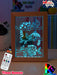 Cats Laying in Trees Personalised Name Timber Picture Frame USB 3D LED Night Light Lamp - KustomboxNight Lights & Ambient LightingKustomboxTimber Frame Light