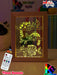 Cats Laying in Trees Personalised Name Timber Picture Frame USB 3D LED Night Light Lamp - KustomboxNight Lights & Ambient LightingKustomboxTimber Frame Light