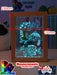 Cats Laying in Trees Personalised Name Timber Picture Frame USB 3D LED Night Light Lamp - KustomboxNight Lights & Ambient LightingKustomboxTimber Frame Light