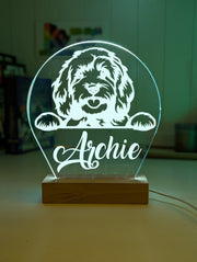 Cavoodle Personalised Name 3D LED Room Light Decor (Copy) - KustomboxNight Lights & Ambient LightingKustomboxStandard Size