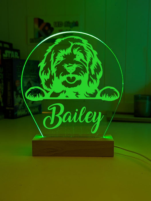 Cavoodle Personalised Name 3D LED Room Light Decor (Copy) - KustomboxNight Lights & Ambient LightingKustomboxStandard Size