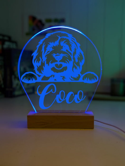 Cavoodle Personalised Name 3D LED Room Light Decor (Copy) - KustomboxNight Lights & Ambient LightingKustomboxStandard Size