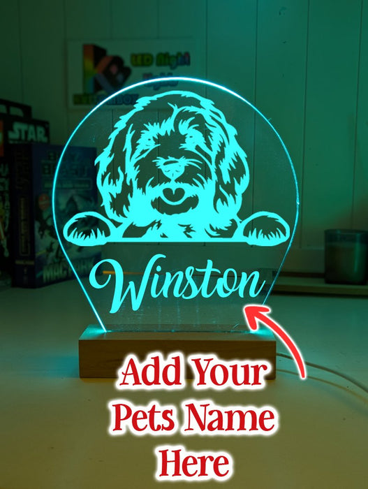 Cavoodle Personalised Name 3D LED Room Light Decor (Copy) - KustomboxNight Lights & Ambient LightingKustomboxStandard Size