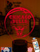 CHICAGO BULLS BASKETBALL Team 3D LED Night Light Lamp - KustomboxNight Lights & Ambient LightingKustomboxStandard Size