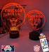 CHICAGO BULLS BASKETBALL Team 3D LED Night Light Lamp - KustomboxNight Lights & Ambient LightingKustomboxStandard Size