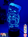 Chicken Jockey Minecraft Personalised 3D LED Night Light Lamp - KustomboxNight Lights & Ambient LightingKustomboxStandard Size