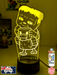 Chicken Jockey Minecraft Personalised 3D LED Night Light Lamp - KustomboxNight Lights & Ambient LightingKustomboxStandard Size