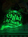 Child is Born ISAIAIH 9:6 Christmas Tree Bauble 3d LED Light Decoration - KustomboxNight Lights & Ambient LightingKustomboxBauble - Standard Size